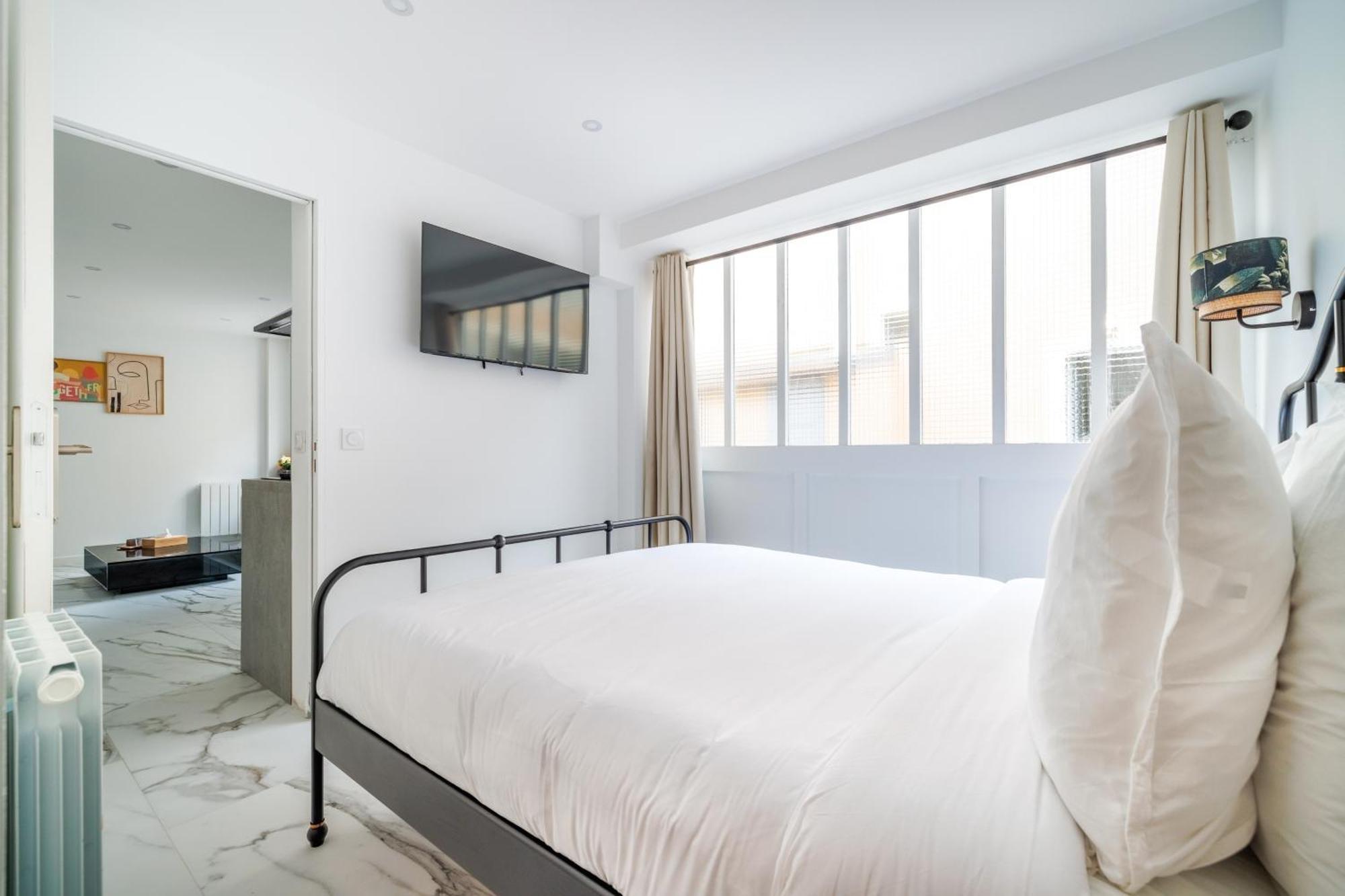 Spacious Flat For 4 People #1 Asnieres-sur-Seine Ngoại thất bức ảnh